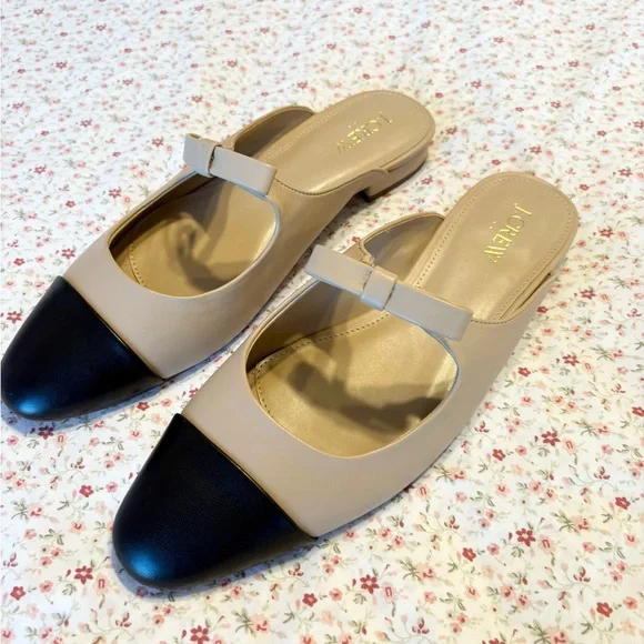 J.Crew Cap toe bow mules - Picture 2 of 4